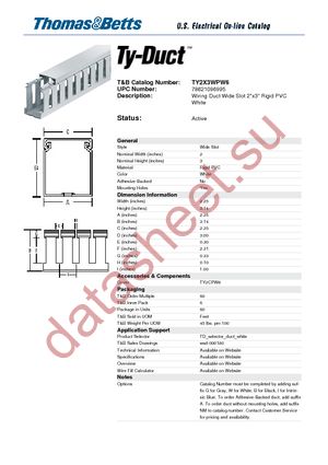 TY2X3WPW6 datasheet  